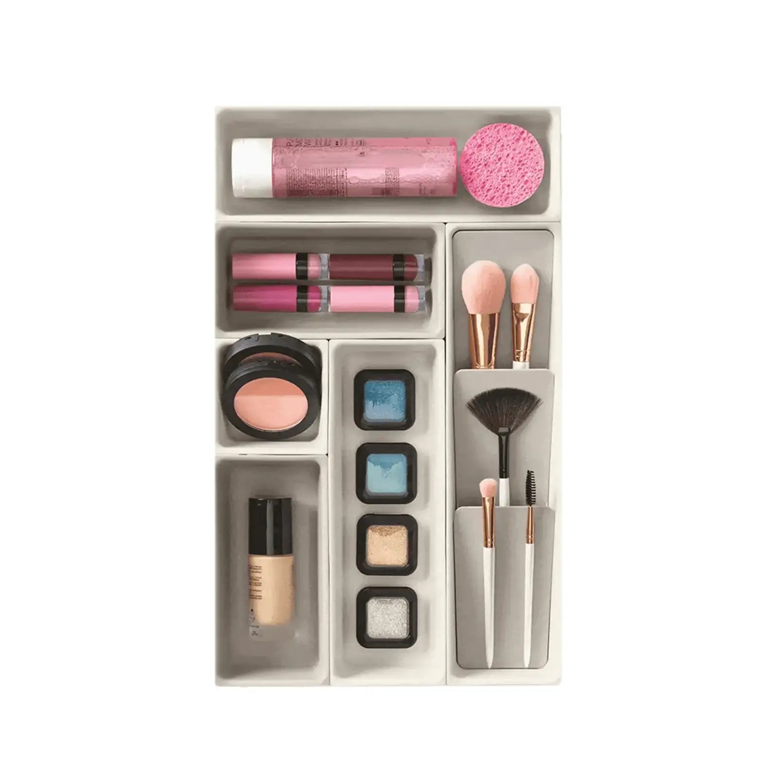 Set Organizador De Maquillaje Y Accesorios 7 Piezas